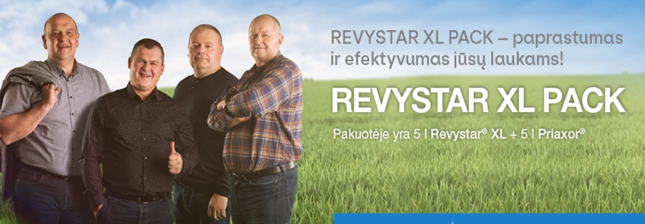 „Revystar XL Pack techninė informacija – efektyvumas prieš pagrindines grybines ligas“