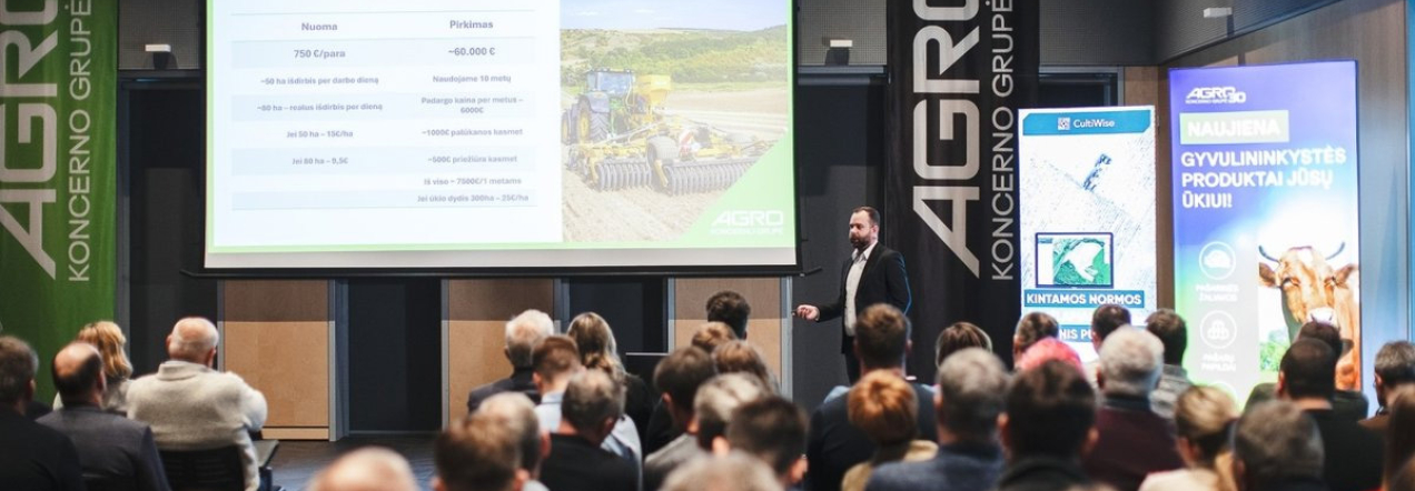 Agrokoncerno konferencijų ciklas „Patirtys. Priemonės. Tikslai 2025“ – sprendimai pelningam derliui
