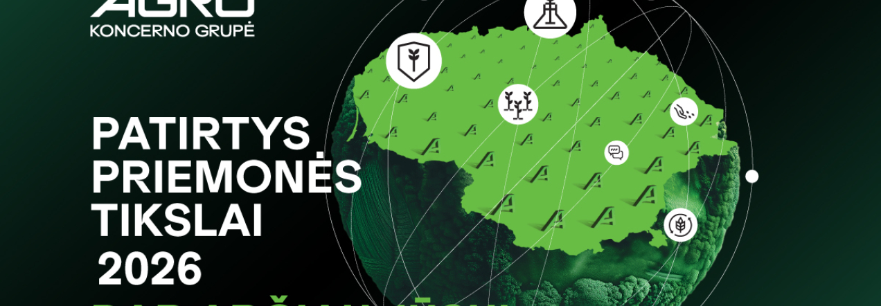 „Agrokoncerno“ konferencijų ciklo „Patirtys. Priemonės. Tikslai“ baneris – konferencijos ūkininkams visoje Lietuvoje