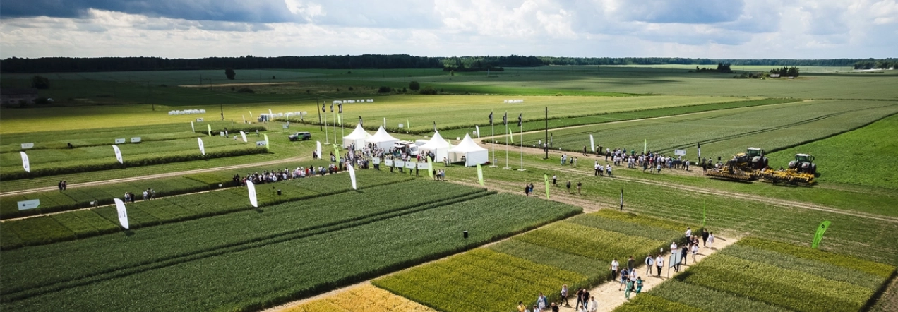 „Agrokoncerno“ Inovacijų ir tyrimų centro „AgroITC“ bandymų laukai, kuriuose vertinami žemės ūkio technologiniai sprendimai.