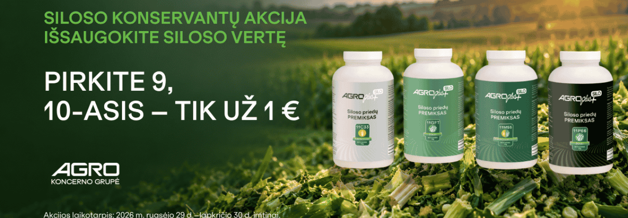 Siloso konservantų akcija – perkant 9 vienetus, 10-asis kainuoja tik 1 Eur
