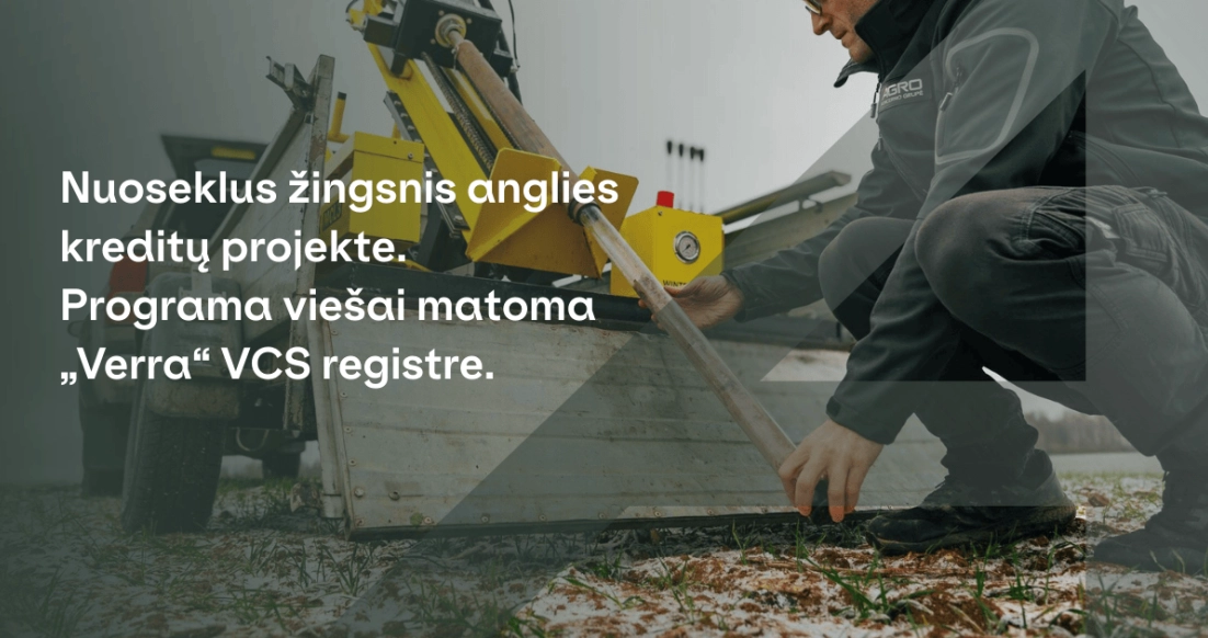 Dirvožemio mėginių ėmimas ir anglies kreditų projekto vystymas „Agrokoncerno“ partnerių ūkiuose