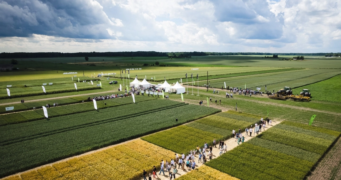 „Agrokoncerno“ Inovacijų ir tyrimų centro „AgroITC“ bandymų laukai, kuriuose vertinami žemės ūkio technologiniai sprendimai.