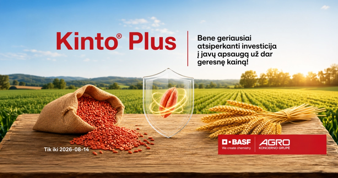 Kinto Plus beico akcija – papildoma 2 Eur/l nuolaida iki 2026 m. rugpjūčio 14 d.