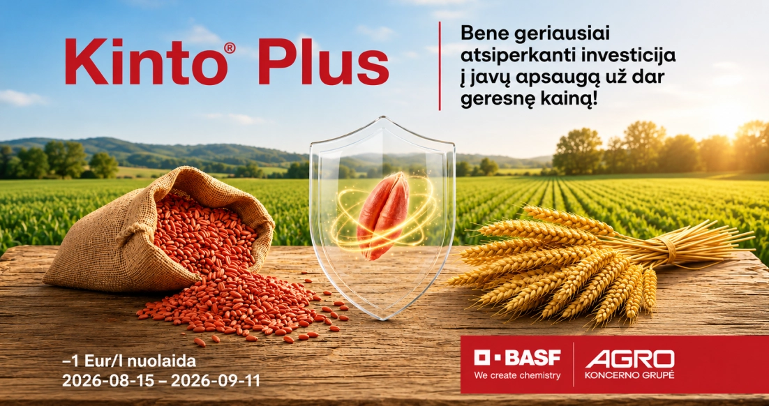 Kinto Plus beico akcija – papildoma 1 Eur/l nuolaida iki 2026 m. rugsėjo 11 d.