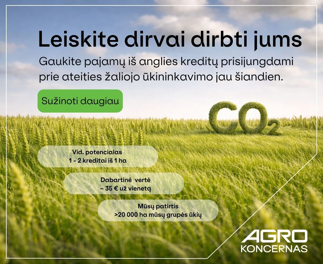 Leiskite dirvai dirbti jums: uždirbkite iš anglies kreditų