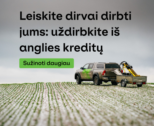 Leiskite dirvai dirbti jums: uždirbkite iš anglies kreditų