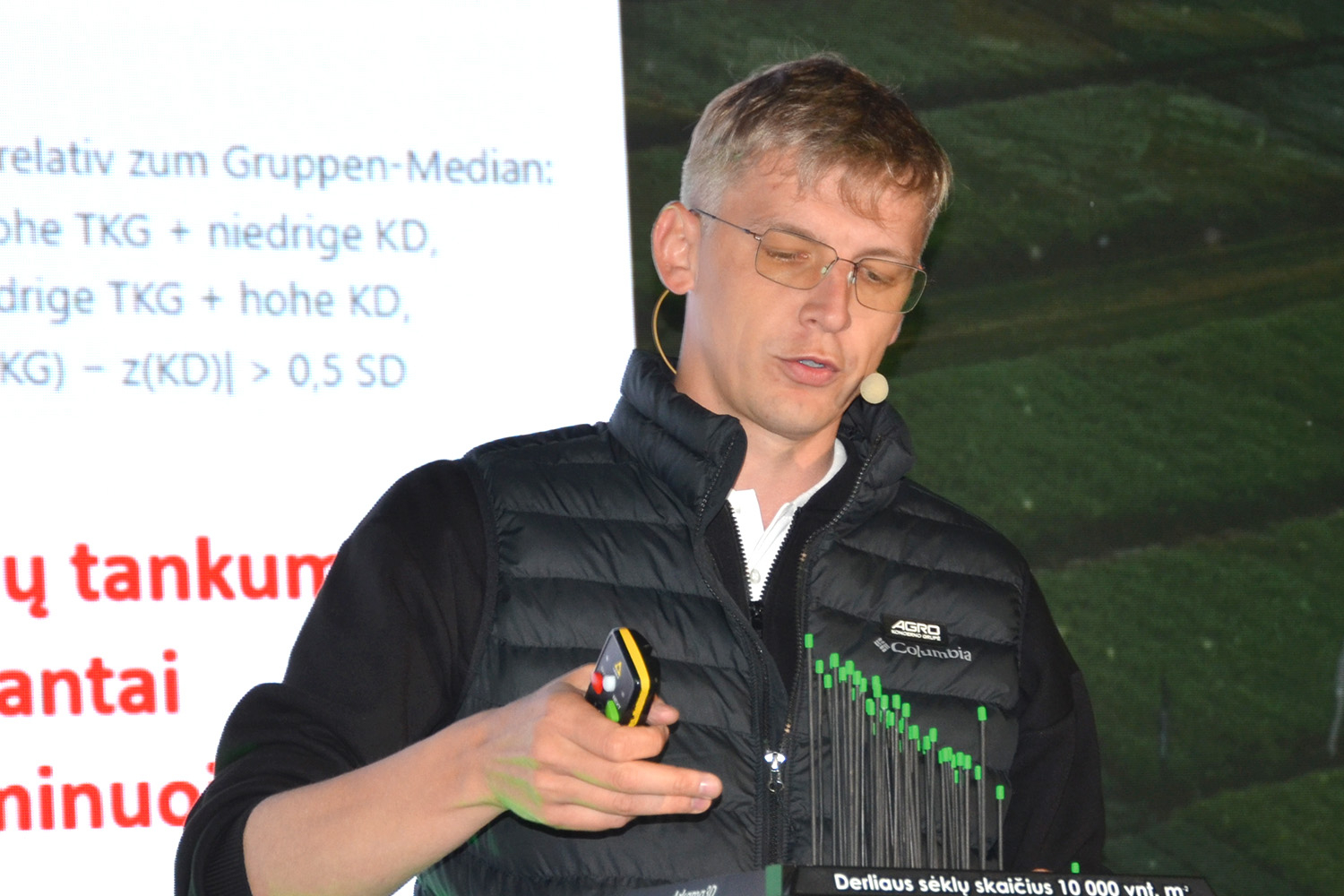 Arnas Radzevičius „Didžiosiose lauko dienose“ pristato rapsų auginimo technologijas
