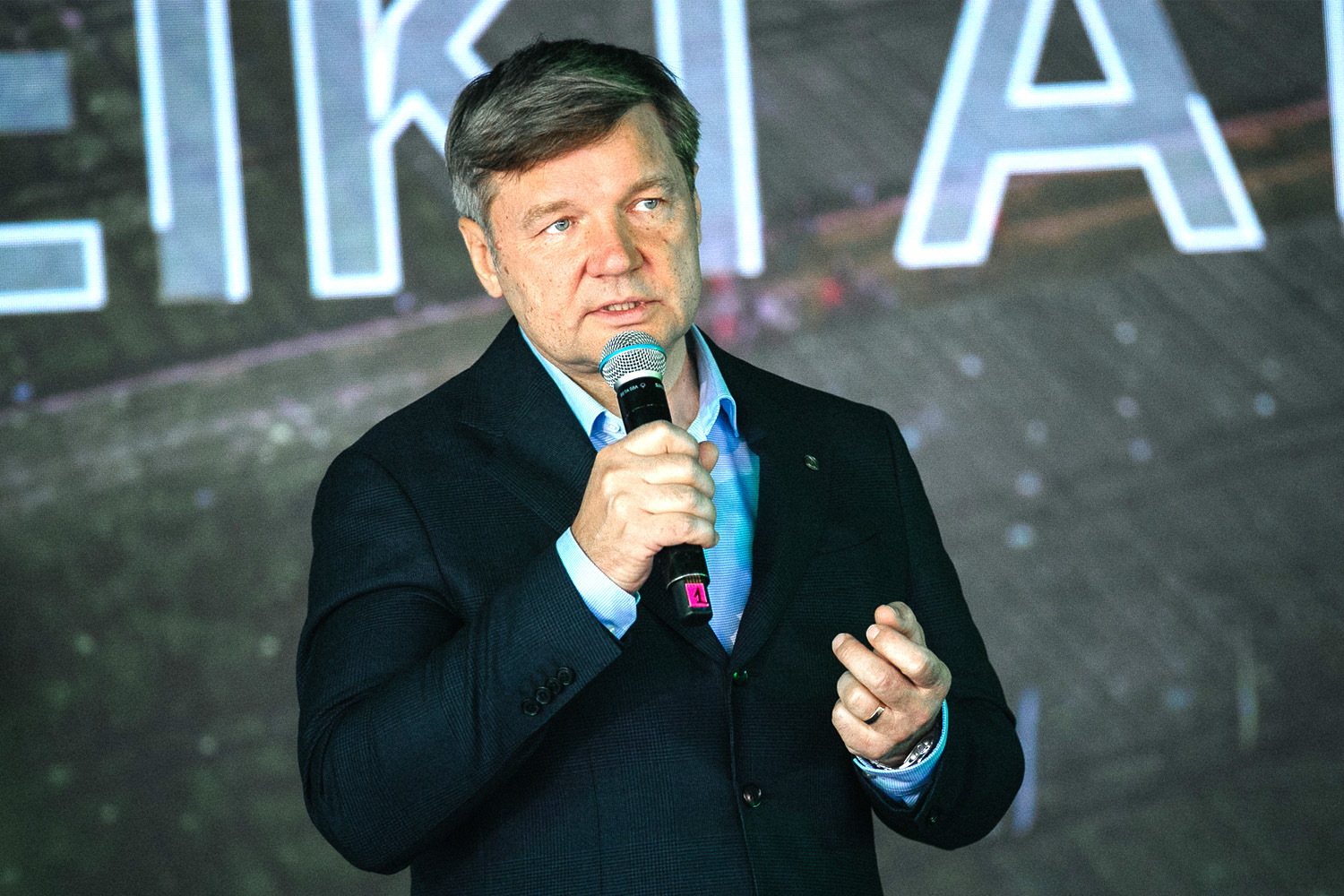 „Agrokoncerno“ direktorius Edgaras Šakys sveikina „Didžiųjų lauko dienų“ dalyvius