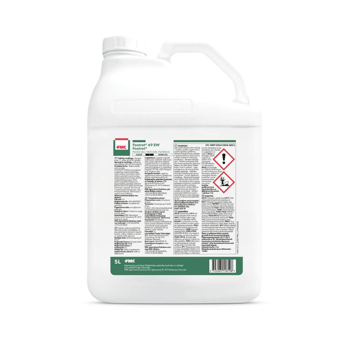 Herbicidas Foxtrot 69 EW | 5 l 2